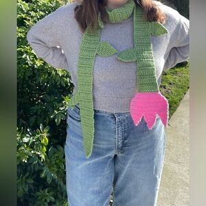 Tulip Scarf 🌷 Crochet ~ Handmade ✨